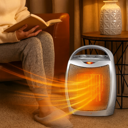 Remote-Controlled Ceramic Space Heater with Temperature Control