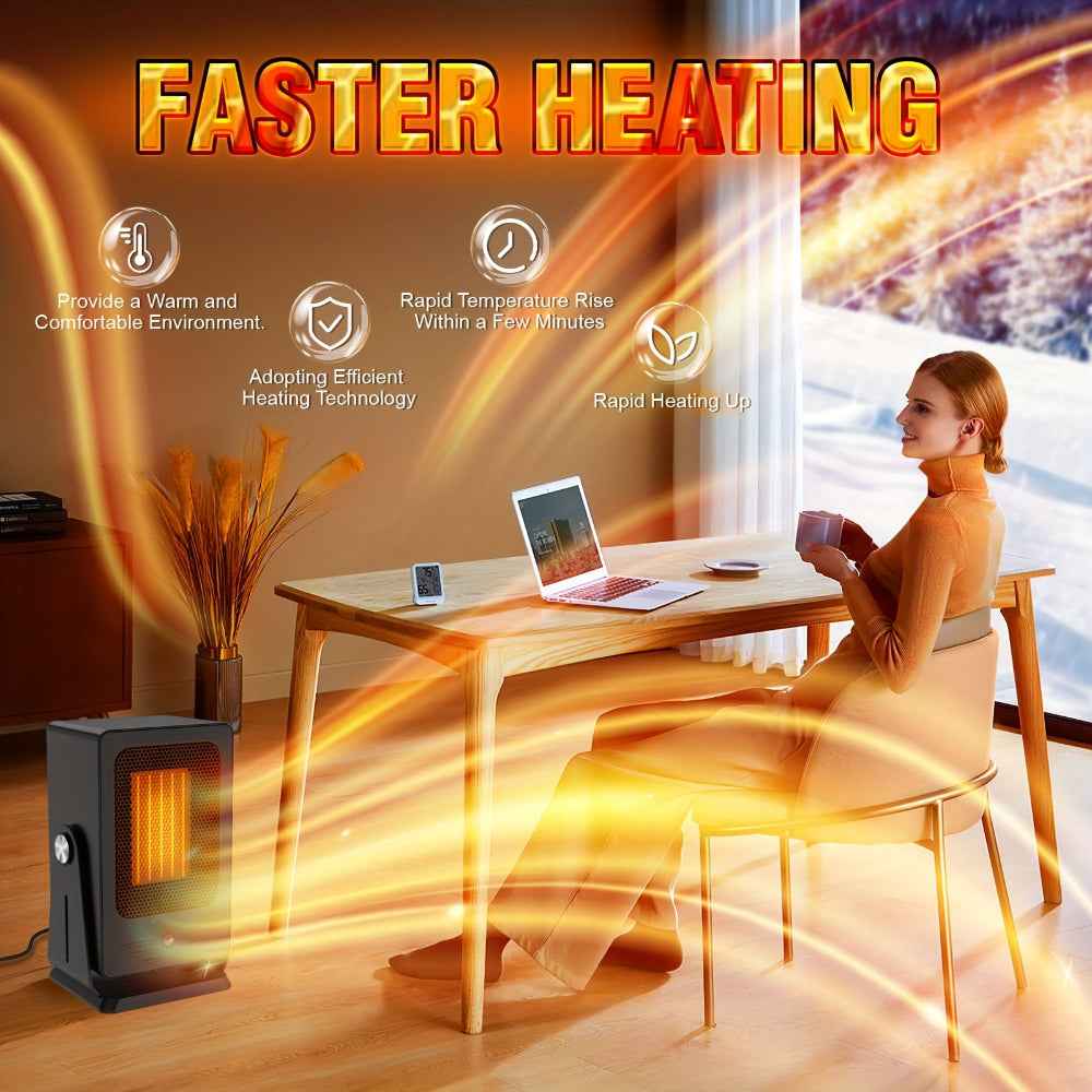 Portable Adjustable Thermostat Space Heater Unit