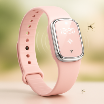 Ultrasonic Mosquito Repellent Wristband Device