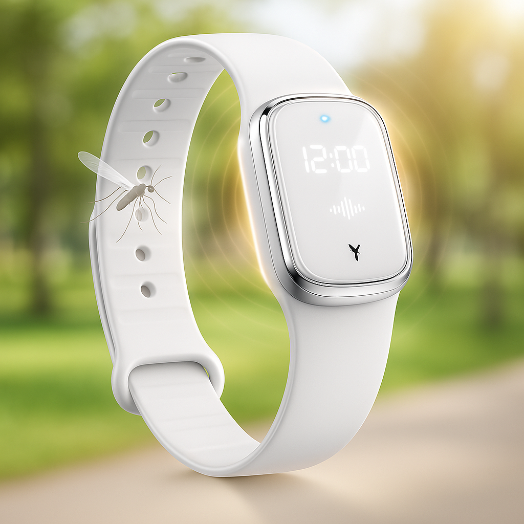 Ultrasonic Mosquito Repellent Wristband Device