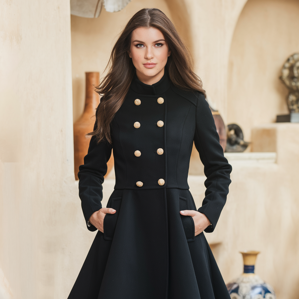 Wool Coat for Women - Fashionable Autumn Outerwear