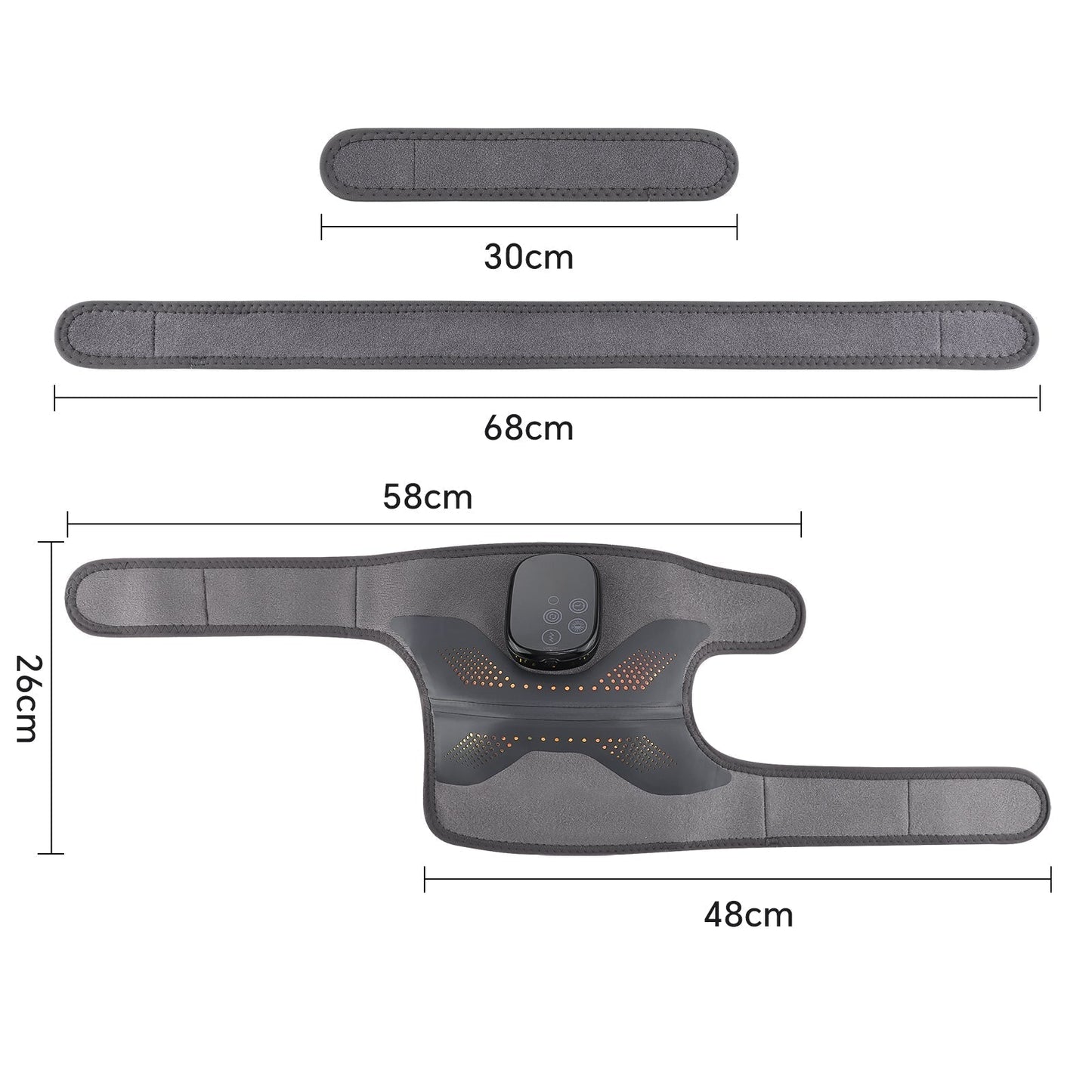 LED Knee Wrap Red Light Therapy with Vibration Motors