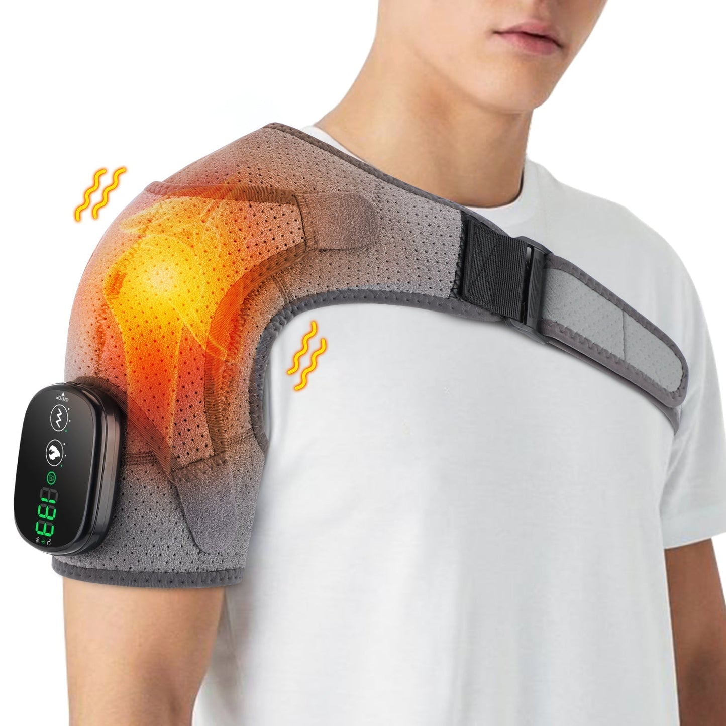 Heated Shoulder Wrap Therapy Device