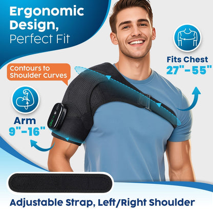 Heated Shoulder Wrap Therapy Device