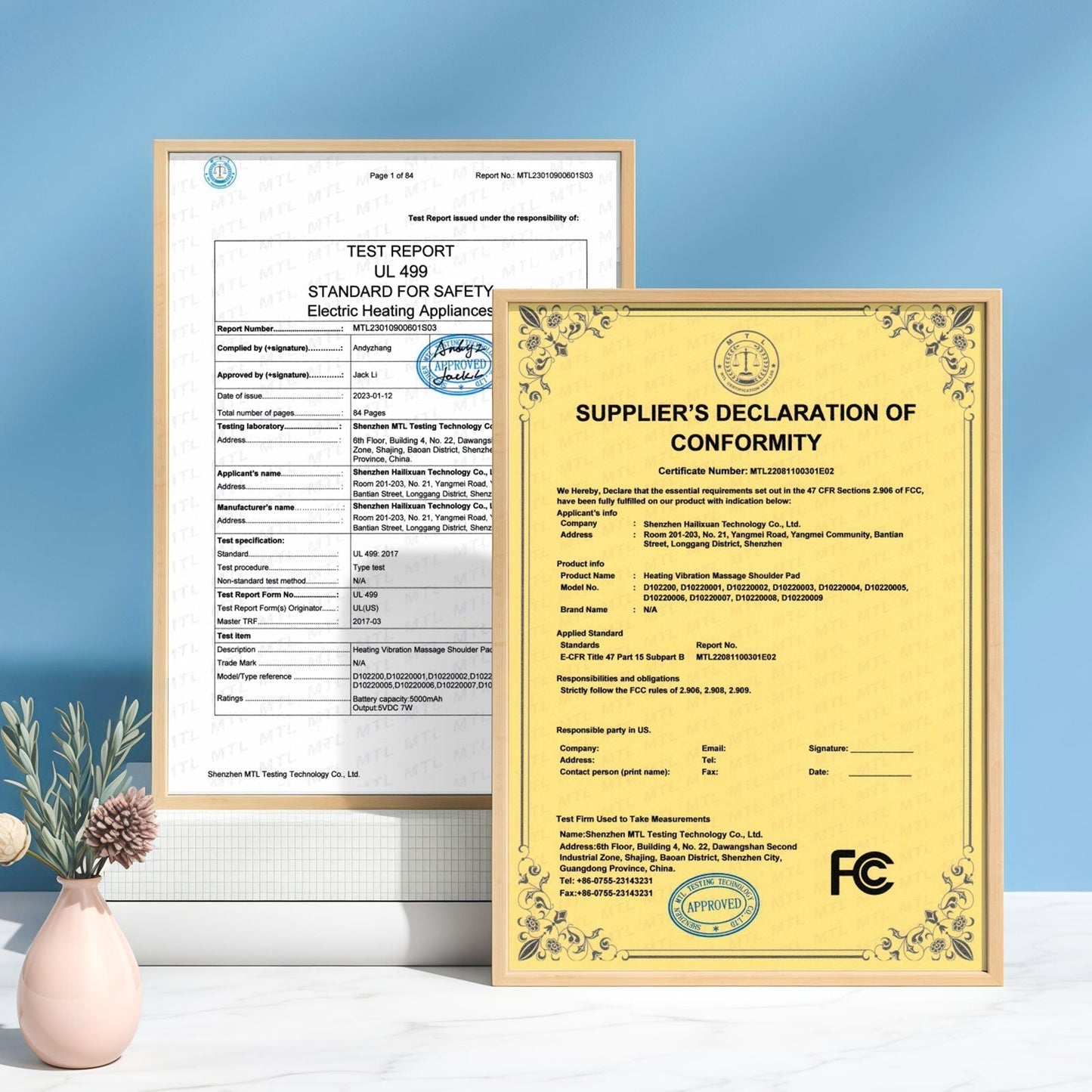 Heated Shoulder Wrap Therapy Device