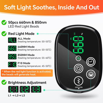 Red Light Therapy Shoulder Massager 660nm 850nm Device