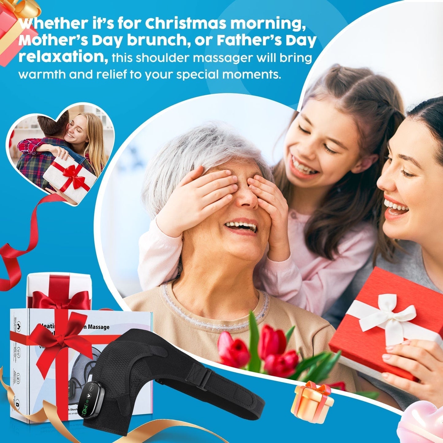 Heated Shoulder Wrap Therapy Device