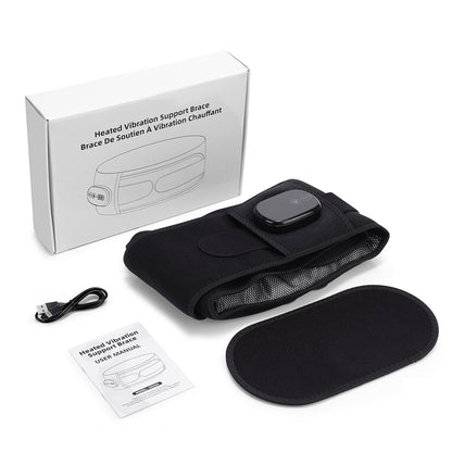 Elastic Waist Support Belt LED Massage Function