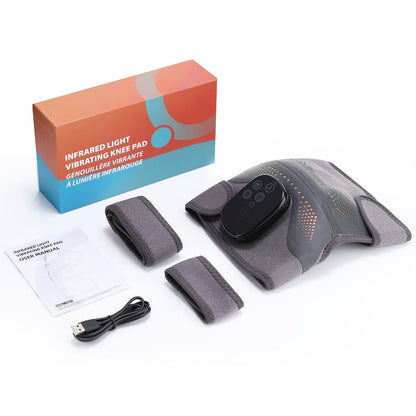 LED Knee Wrap Red Light Therapy with Vibration Motors