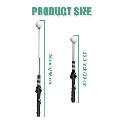 Telescopic Retractable Golf Training Aid Device