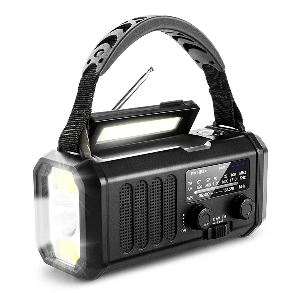 Emergency Radio Solar USB Charger Power Bank