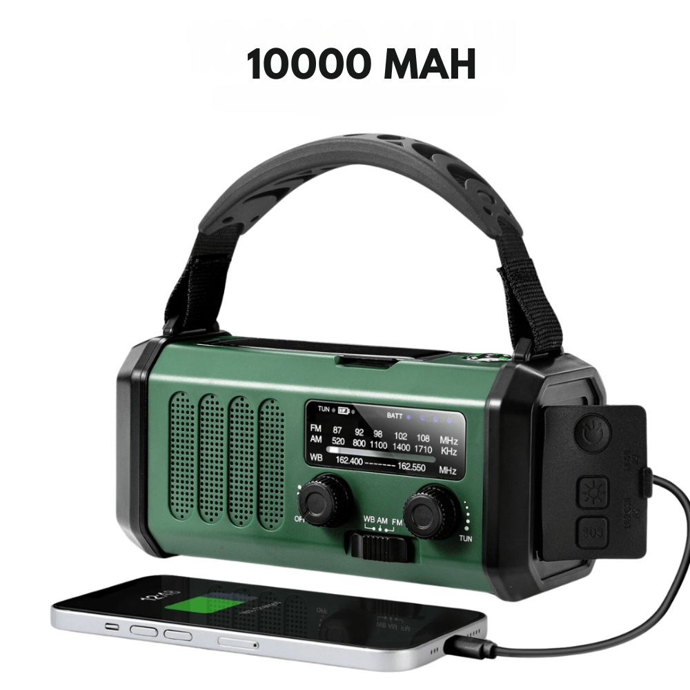 Emergency Radio Solar USB Charger Power Bank