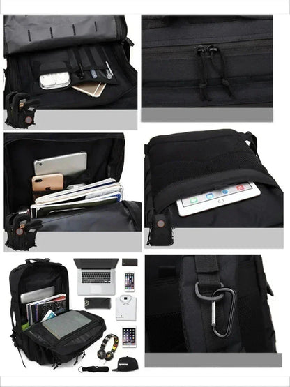 Waterproof Hiking Backpack 50L Capacity Outdoor Gear