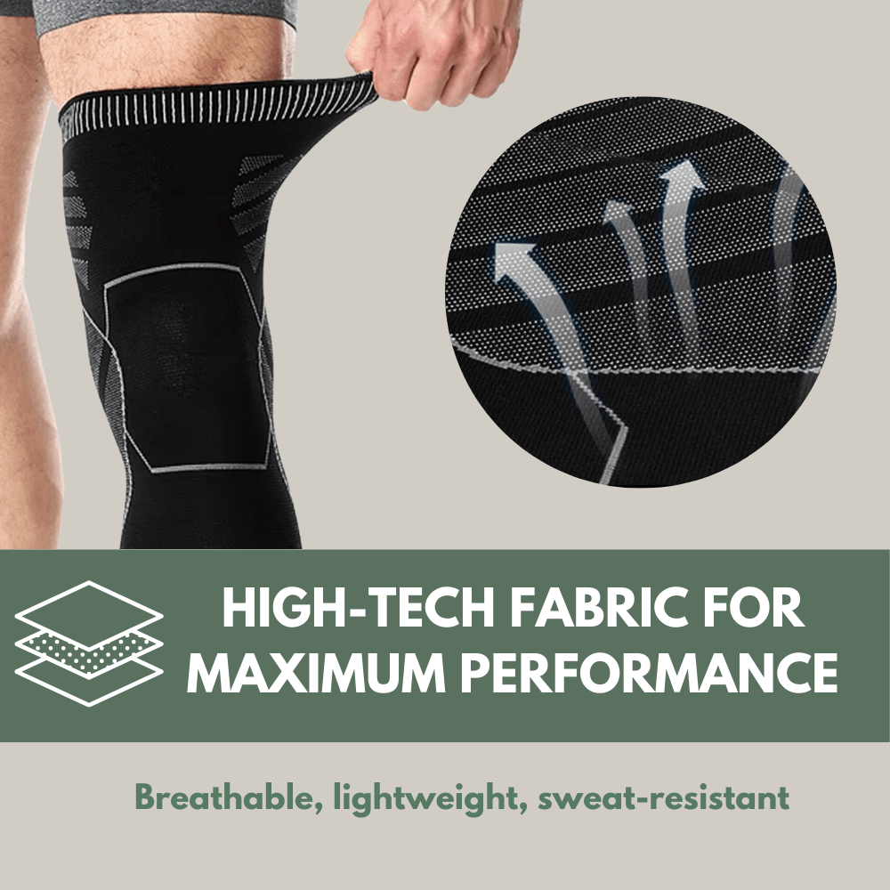 Compression Knee Sleeve Support Full-Length