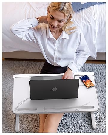 Adjustable Laptop Stand Desk for Bed
