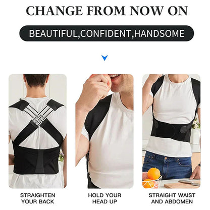 Posture Corrector Back Support Adjustable for Men Women