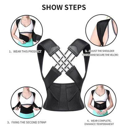 Posture Corrector Back Support Adjustable for Men Women