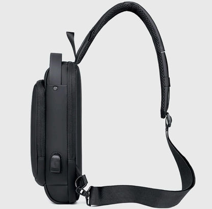 Anti-Theft Backpack with Locking Zippers and Hidden Pockets