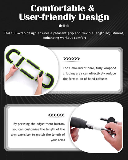 Adjustable Forearm Triceps Strength Training Bar