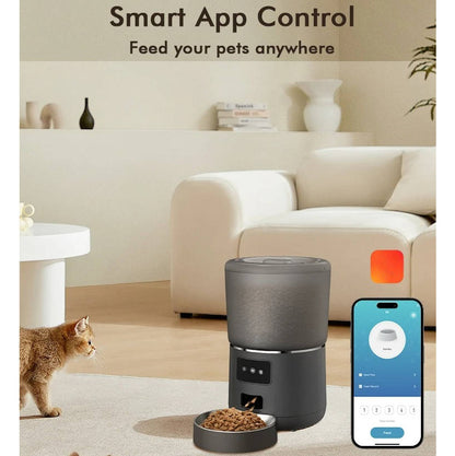 Automatic Pet Feeder Programmable Dispenser for Cats Dogs
