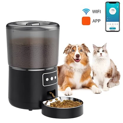 Automatic Pet Feeder Programmable Dispenser for Cats Dogs