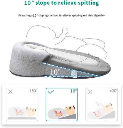 Baby Bassinet Wedge Lounger Anti-Reflux Bed