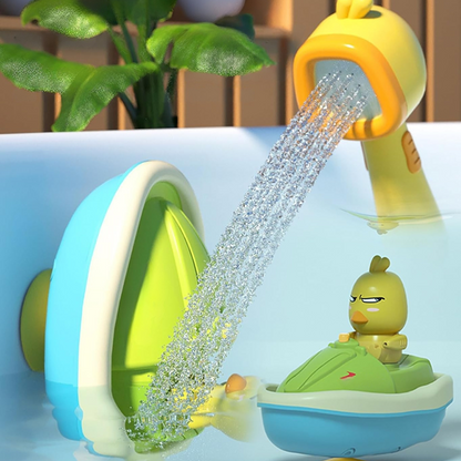 Bath Toy Set Floating Ducks Shower Spray Toys