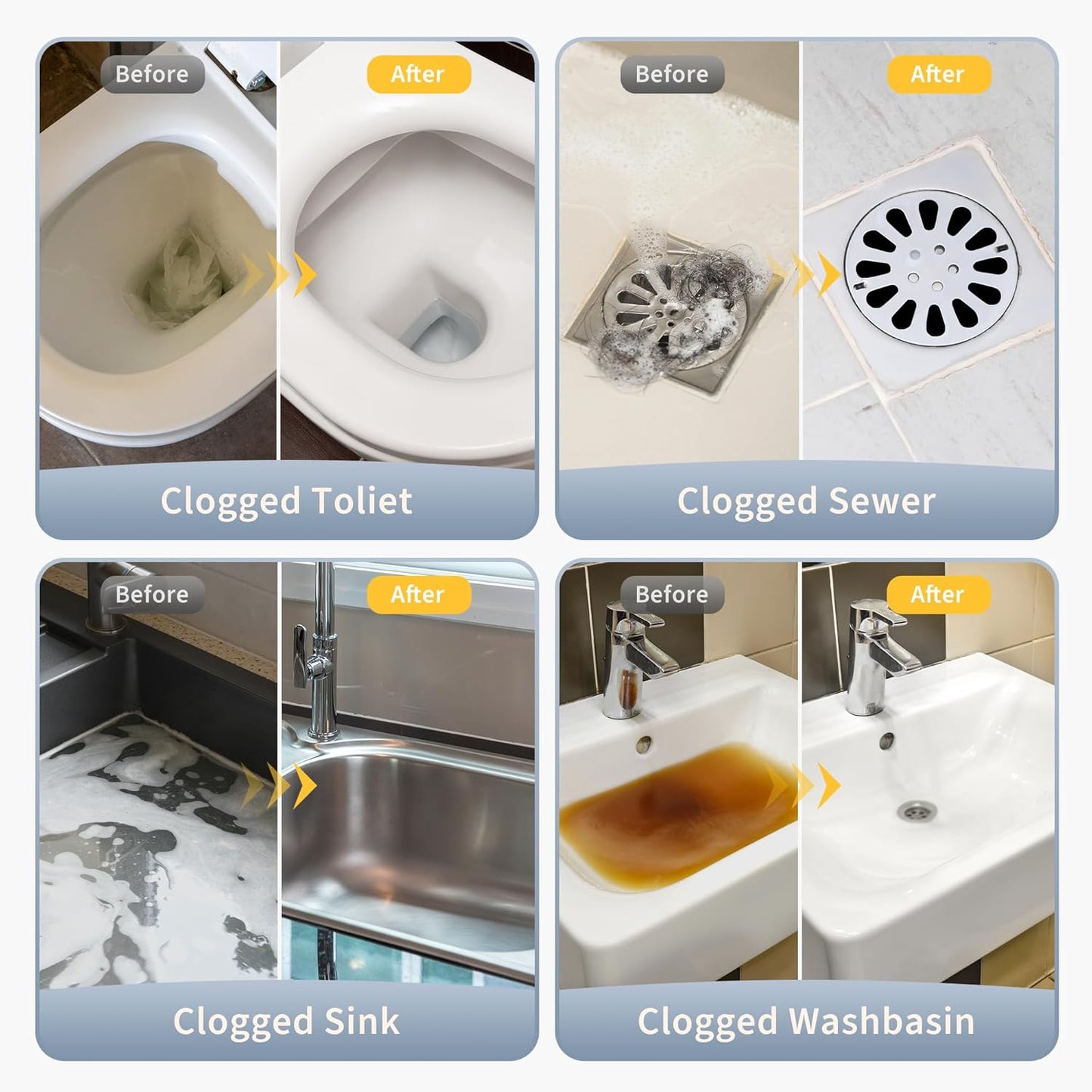 Stainless Steel Toilet Plunger High Pressure Unclogger