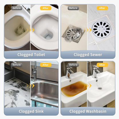 Stainless Steel Toilet Plunger High Pressure Unclogger