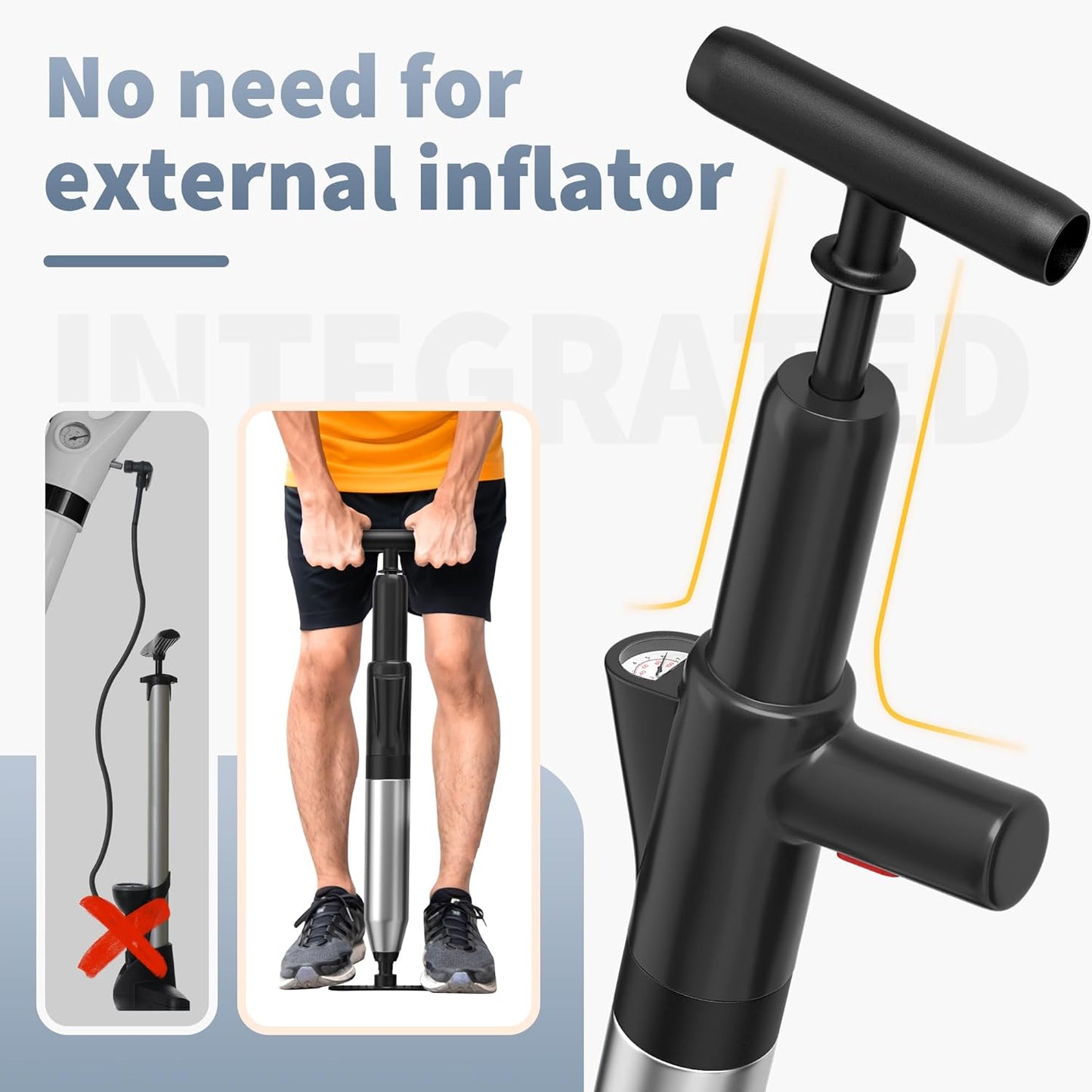 Stainless Steel Toilet Plunger High Pressure Unclogger