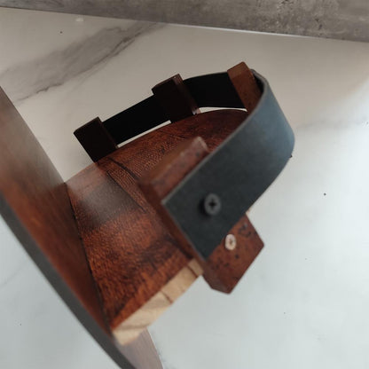 Bourbon Whiskey Barrel Wall Shelf Unit