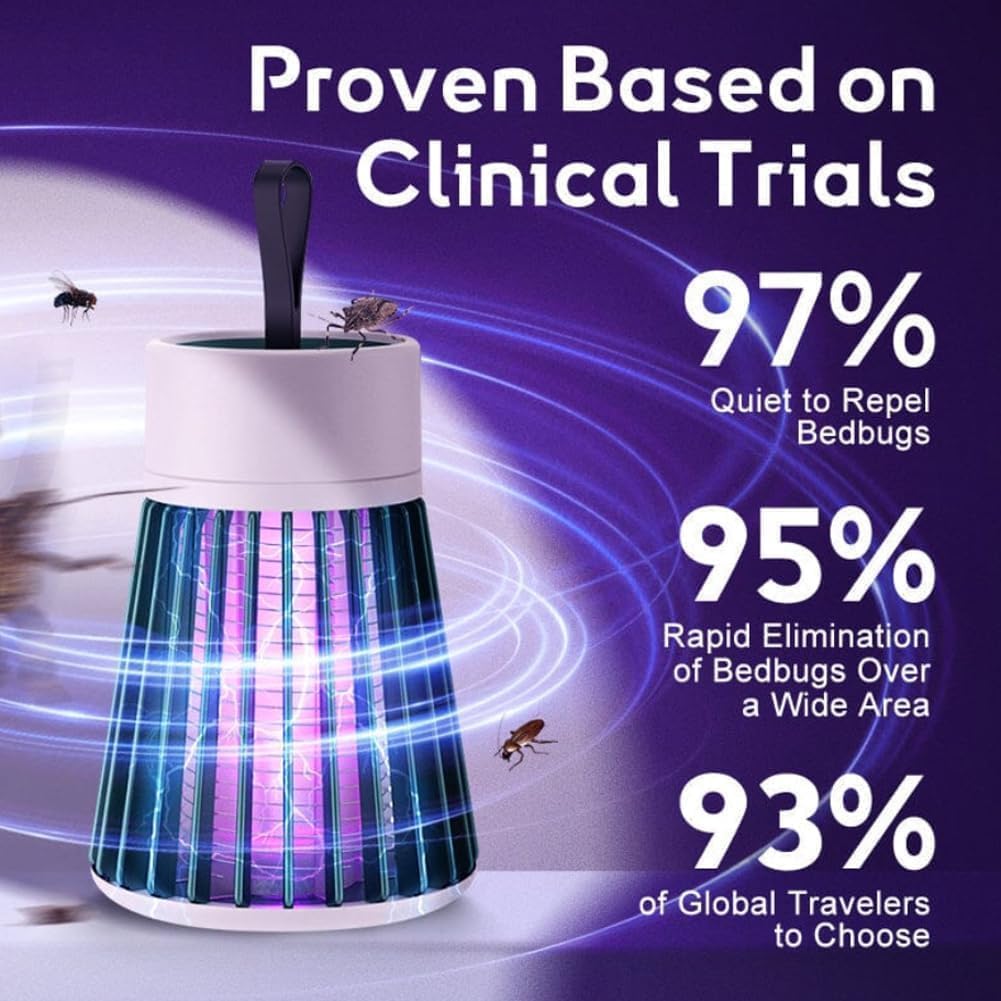 Bug Zapper Lamp Indoor Outdoor Mosquito Killer 2 Pack