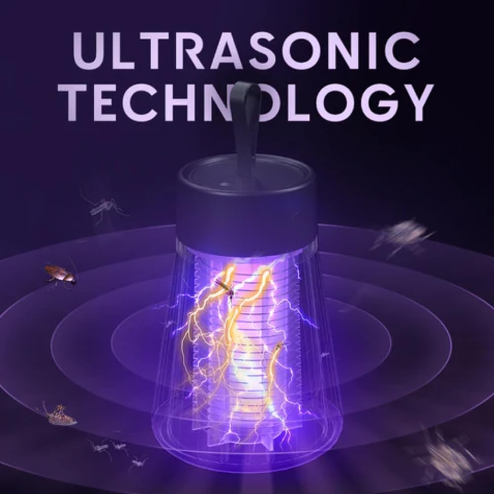 Bug Zapper Lamp Indoor Outdoor Mosquito Killer 2 Pack