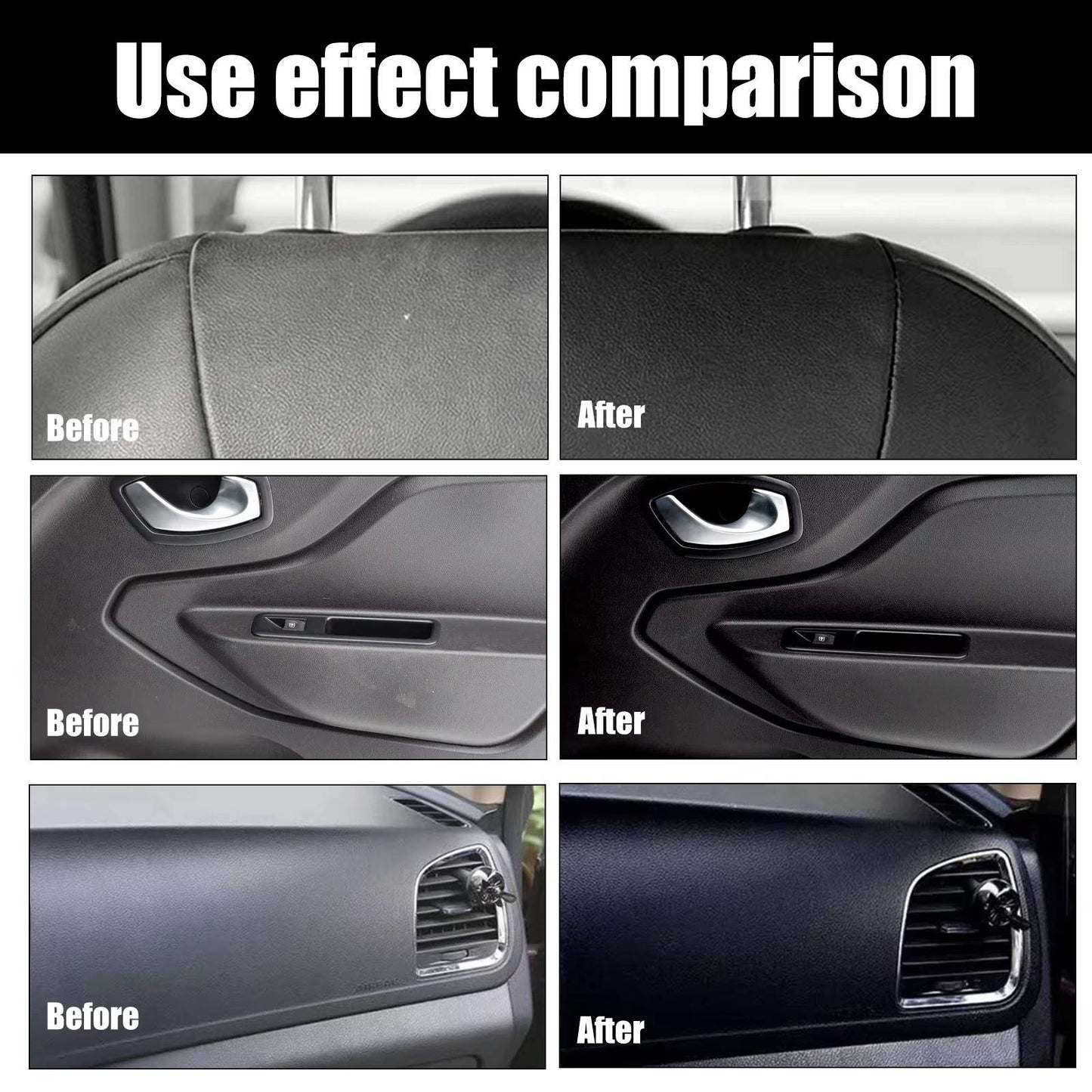 Car Interior Cleaner Set Automotive Cleaning Supplies 3 Pack