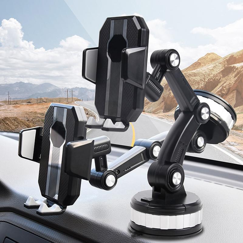 Car Phone Holder Suction Mount Dashboard Stand Adjustable