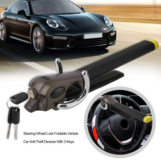 Steering Wheel Lock Security Device Anti-Theft Car Accessory