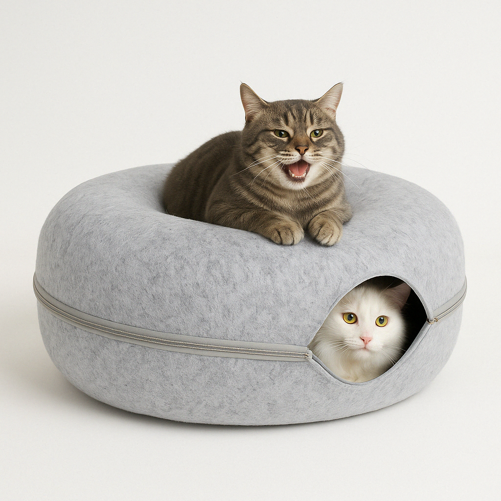 Cat Tunnel Bed Cave for Cats