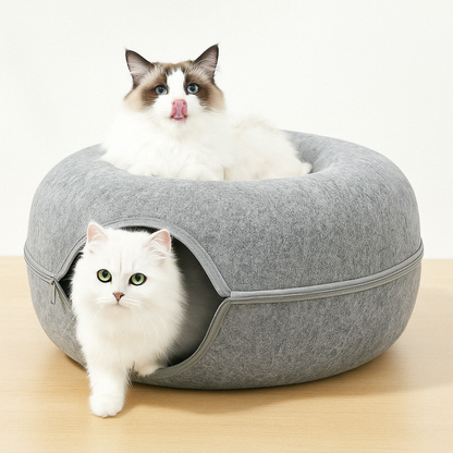 Cat Tunnel Bed Cave for Cats