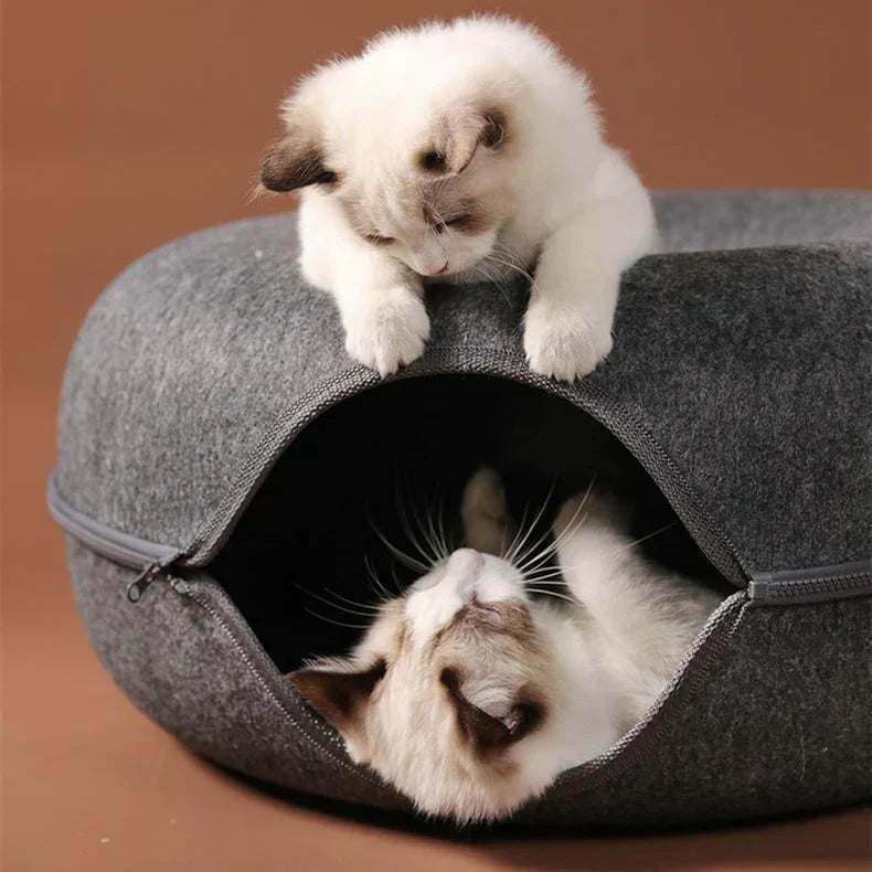 Cat Tunnel Bed Cave for Cats