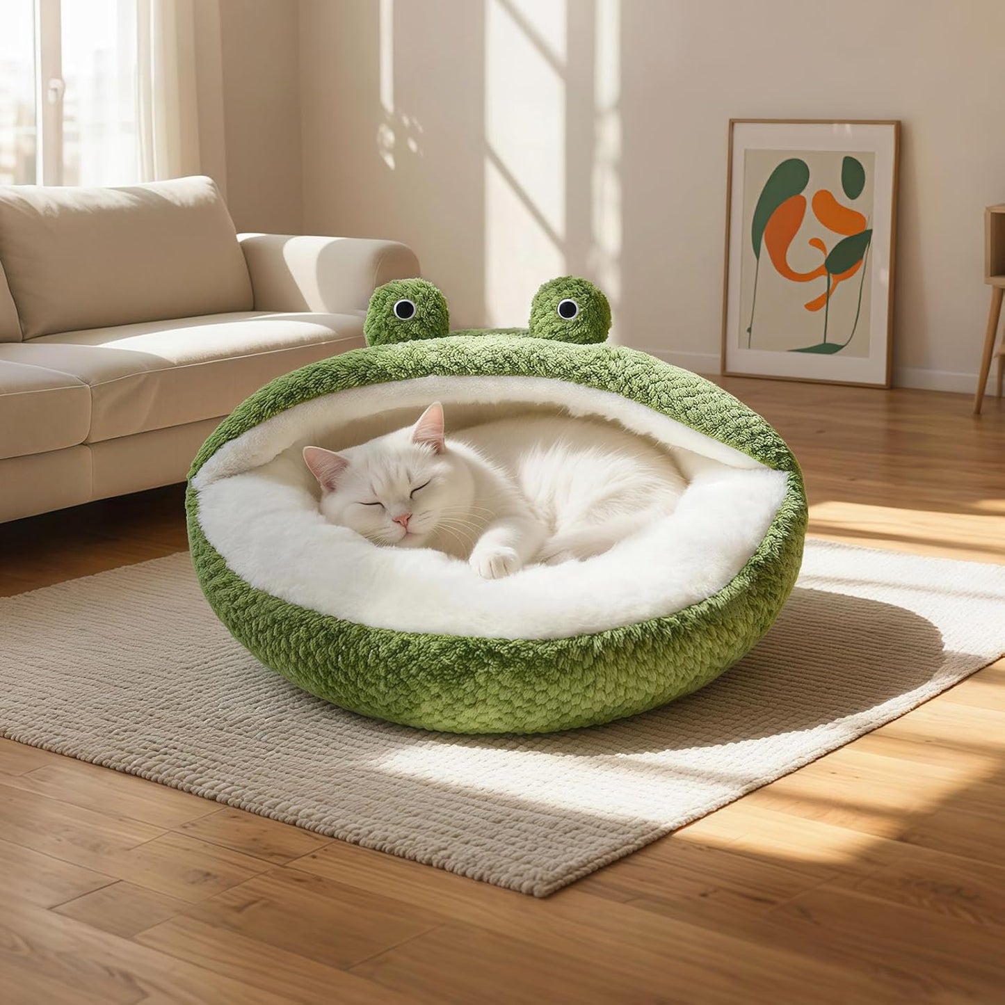Washable Cat Bed Dog Bed Pet Cave