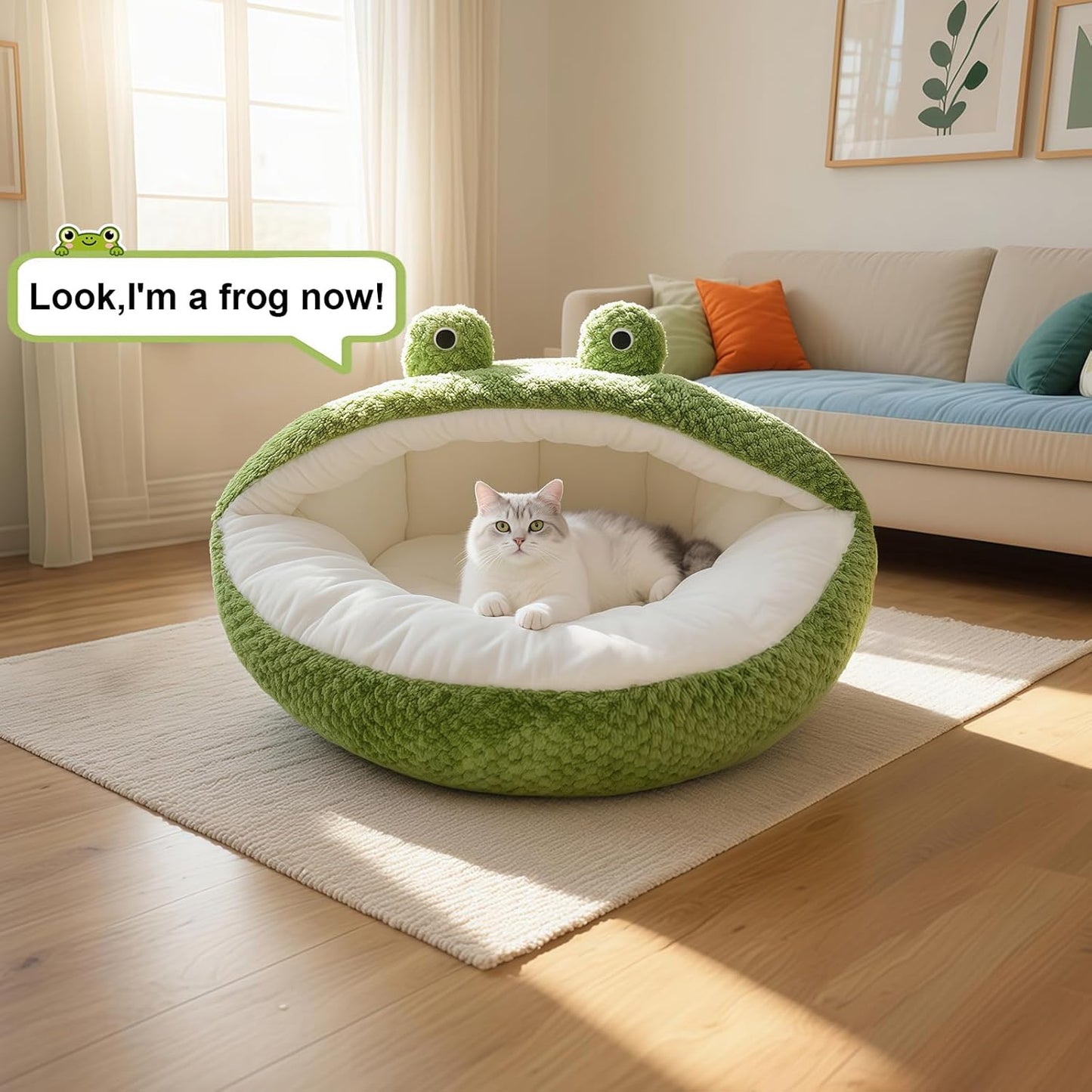 Washable Cat Bed Dog Bed Pet Cave