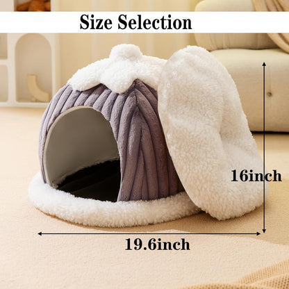 Cat Cave Bed Indoor Washable Slip Resistant