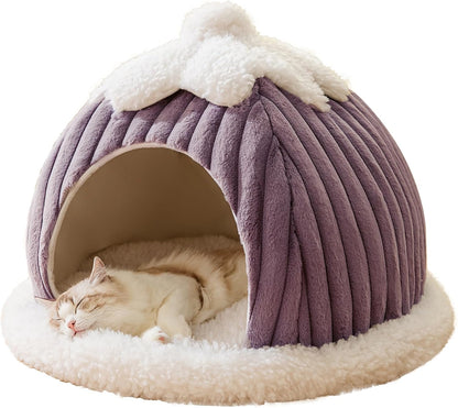 Cat Cave Bed Indoor Washable Slip Resistant