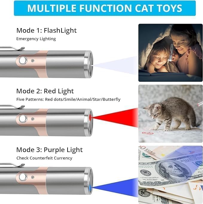 Rechargeable Laser Cat Toy