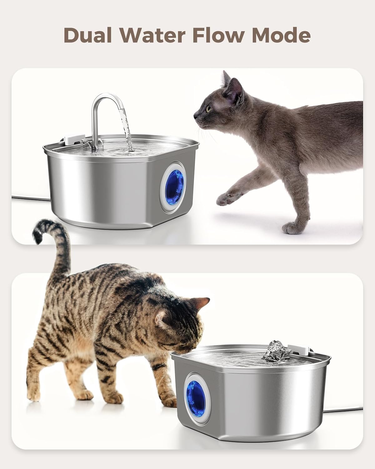 Automatic Cat Water Fountain Dispenser Drinking Bowl