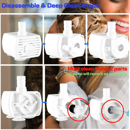 Cat Water Fountain Automatic Feeder Stainless Steel Dispenser