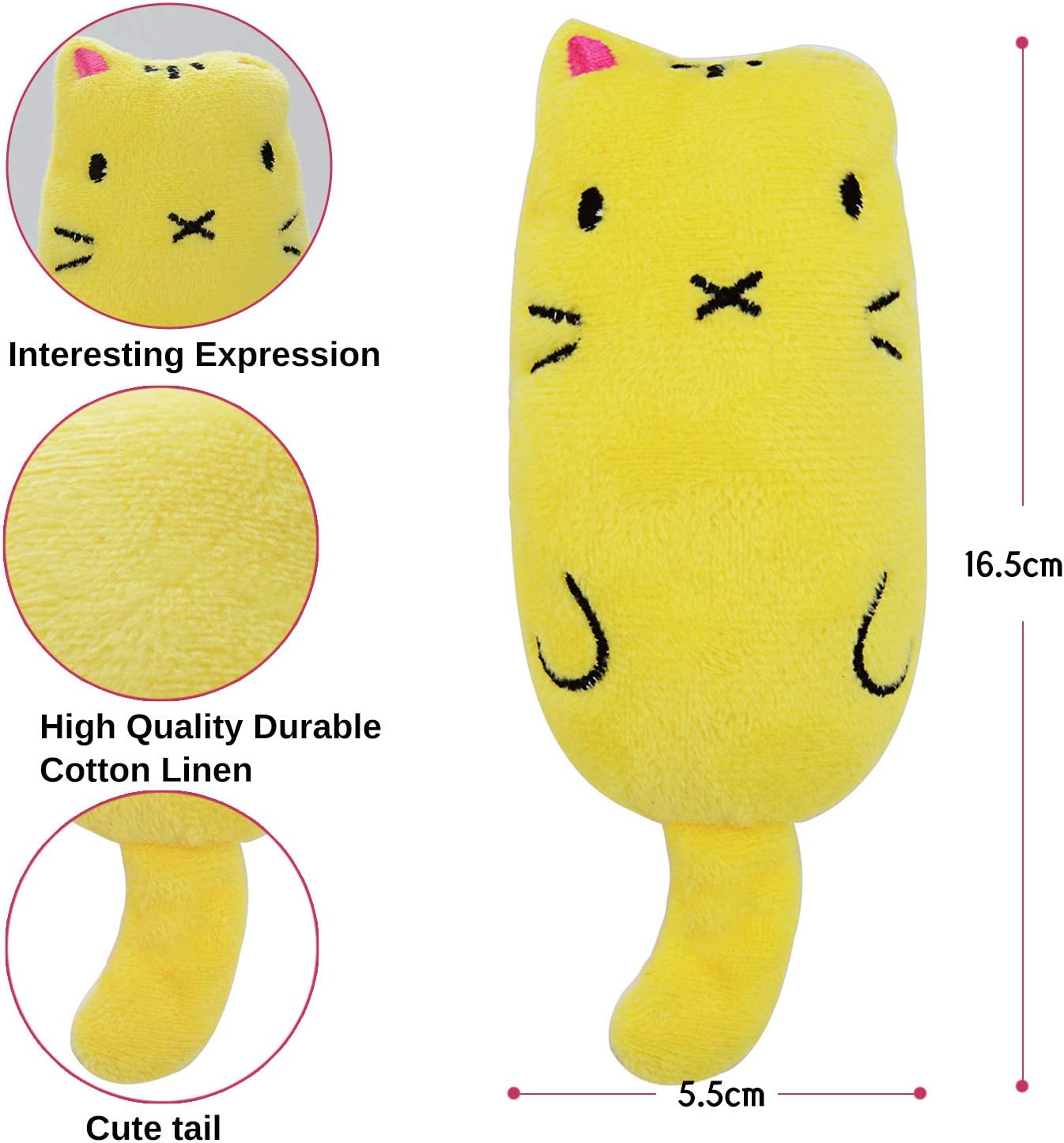 Catnip Mice Toys for Cats 5 Pack Chew Toys