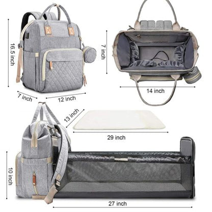 Travel Cot Organizer Changing Bag