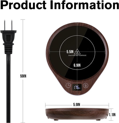 Electric Coffee Mug Warmer Heating Plate Set