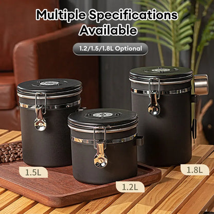 Stainless Steel Coffee Canister Container